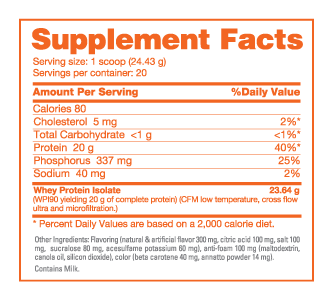 Clear Protein Grass-Fed Whey Isolate (25 SERVINGS) Passionfruit