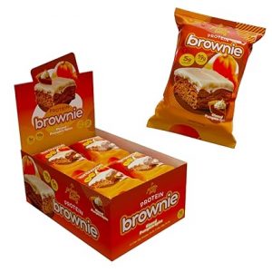 Glazed Pumpkin Spice Brownie Alpha Prime Bites