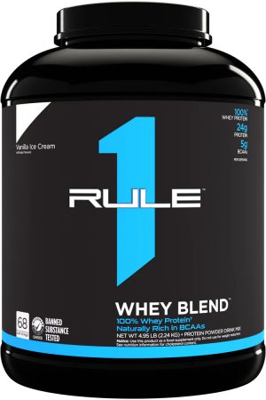 Vanilla Ice Cream Rule1 Whey Blend 5lb